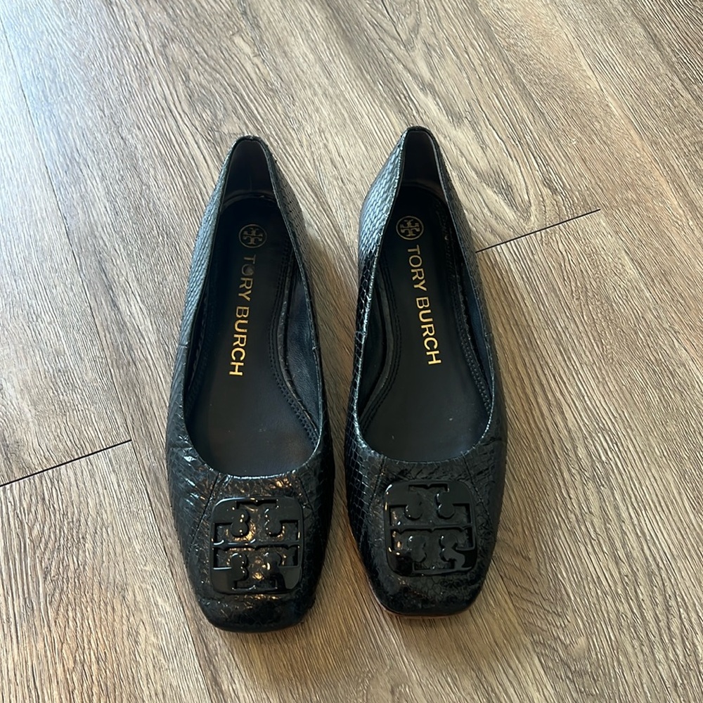 Tory Burch snakeskin flats